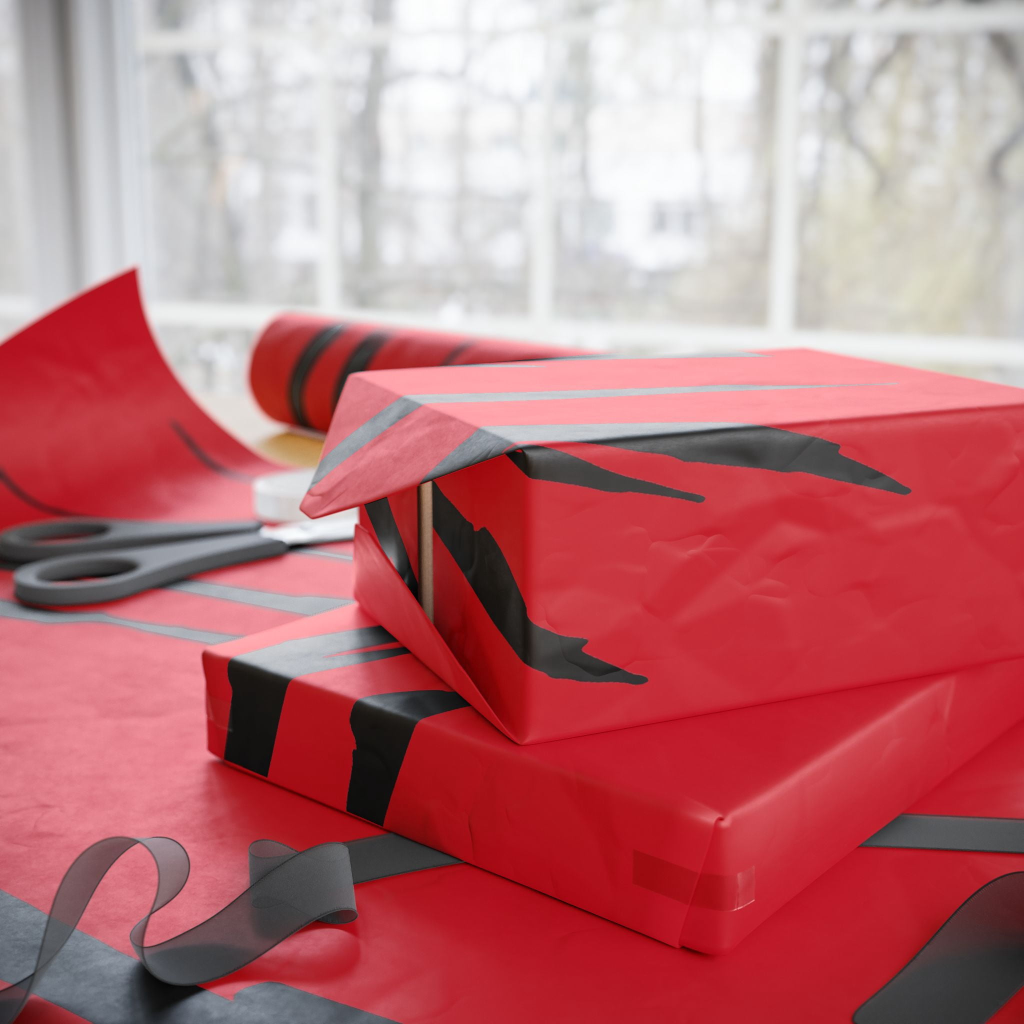 Effete Feline Claw Marks Scratch Gift Wrap Papers