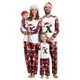 thumbnail image 6 of Linfrsh Holiday Pajamas Family Christmas Pajamas Matching Sets Family Jammies Outfits for Xmas Holiday Party Long Sleeve Outfits Yellow,12M, 6 of 7