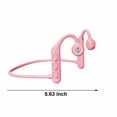thumbnail image 6 of LACKUST Open Ear Wireless Bluetooth Headphones,Clearance Noise Cancelling Bluetooth Headphones for Kids,Sweatproof Sports Headphones with Mic,Pink, 6 of 7
