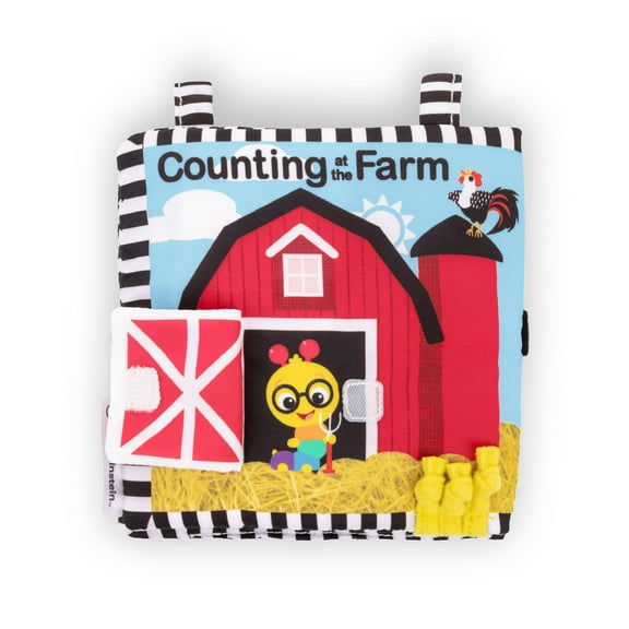 Baby Einstein Farm Explorers Counting at The Farm Soft Activity Baby Book, Ages 0 Months 