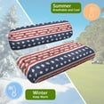 thumbnail image 6 of FUIALDOLG USA Flag Golf Print Universal Golf Cart Seat Covers Club Car Precedent Golfcart Breathable Material Fit Like a Glove for Women Men, Easy to Install, 6 of 8