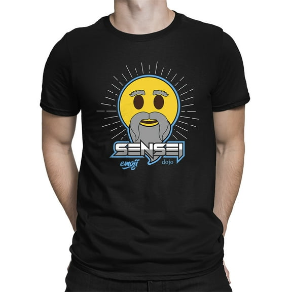 Sensei Emoji Dojo - Wise Master Retro Graphic Men's T-shirt