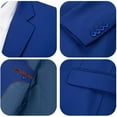 thumbnail image 2 of Shorts Suit for Boys 2 Piece Slim Fit Summer Suits Kids Tuxedos Outfits Blazer Shorts Set for Beach Wedding, 2 of 6