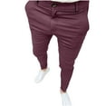 thumbnail image 3 of Styesk Pantalon Homme Été Jambe Droite Quotidien Mince Décontracté Business, 3 of 6