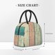 thumbnail image 2 of Balery Hardwood Bolsa de Almuerzo para Mujeres, Caja de Almuerzo, Bolsa de Almuerzo Pequeña Impermeable, Tote de Almuerzo Reutilizable con Gran Capacidad, 2 of 6