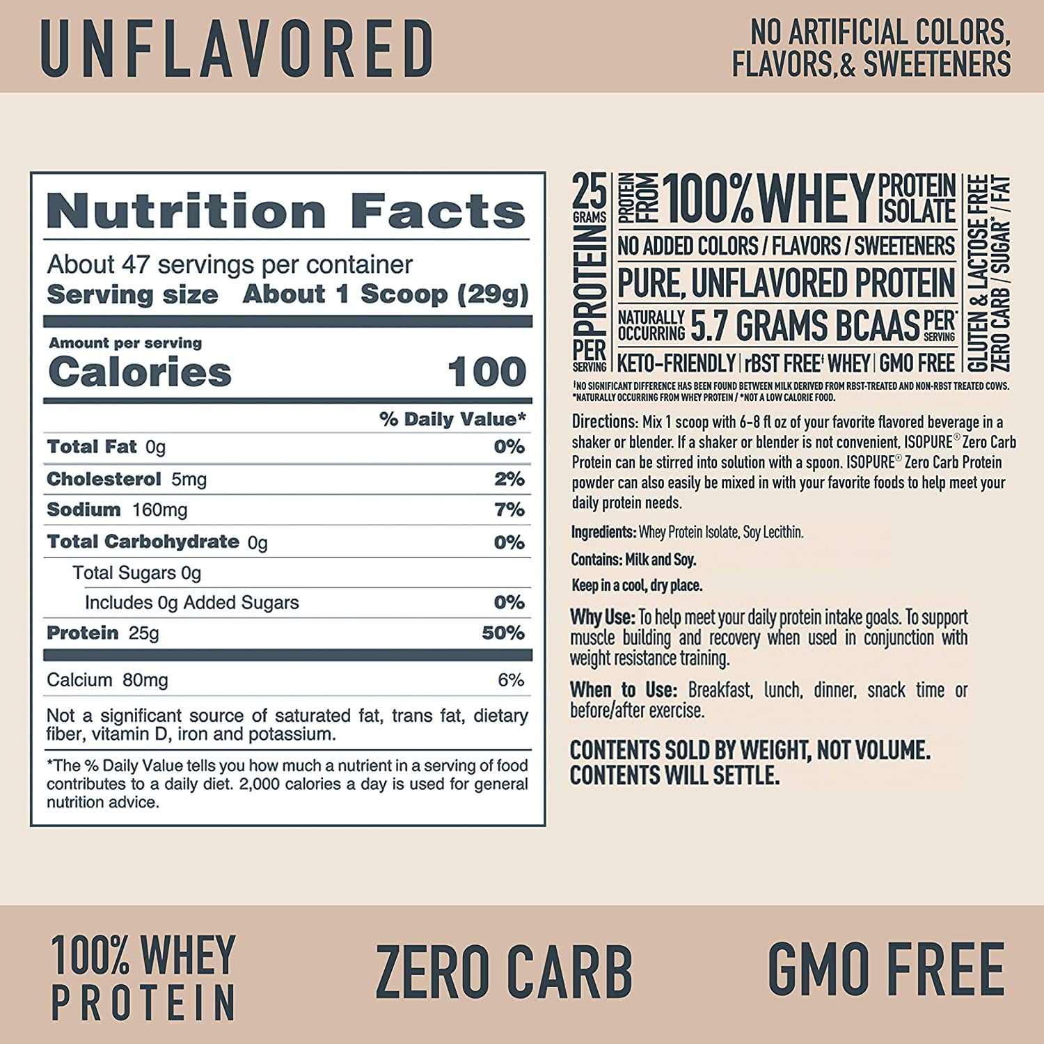 ISOPURE Zero Carb Strawberry Protein Powder, 16 oz - Smith's Food and Drug