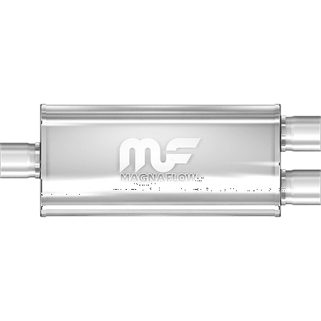 MagnaFlow Muffler Mag SS 18X5X8 3X2.25/2.25 C (Best Magnaflow Muffler For 4 Cylinder)