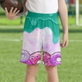 thumbnail image 2 of oqasdz Child Girls Boys Shorts Ice Cream Print Elastic Waist Comfortable Shorts With Pockets Sports Active Board Shorts Size 13 Y-14 Y, 2 of 4