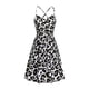 thumbnail image 4 of VISgogo Vestido sin mangas de verano para mujer, estampado de flores/leopardo para adultos, cuello en V, correa de espagueti cruzada, una pieza con bolsillos VISgogo  moda, 4 of 6