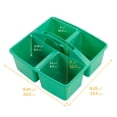thumbnail image 2 of ECR4Kids 4-Compartment Medium Plastic Caddy, Multipurpose Organization, Contemporary, 6-Pack, 2 of 9