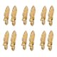 thumbnail image 1 of Montaje de Tornillo Cortina Tie Back Tieback Wall Hooks 12PCS Tono Dorado, 1 of 8