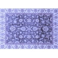 thumbnail image 1 of Ahgly Company Indoor Rectangle Oriental Blue Traditional Area Rugs, 2' x 5', 1 of 4