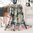 thumbnail image 2 of Pioneer Flower Blanket,Comfortable Soft Flannel Throw Blanket,All Season,Warm Lightweight Blankets for Sofa Bed Couch Living Room Chair,60"x80"(150x200cm), 2 of 4