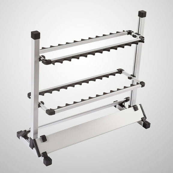 AURARMLET Fishing Rod Organizer Black Aluminum Strong and Precision Made