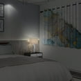 thumbnail image 6 of Marble Blackout Curtains,Abstract Wild Symbol Stone Bedroom Darkening Curtain Grey Blue Ink Watercolor Thermal Insulated Grommet Living Room Decor Window Drapes 2 Panels Set-42"W x 45"L (Pack of 2), 6 of 7