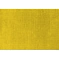 thumbnail image 1 of Ahgly Company Indoor Rectangle Solid Yellow Modern Area Rugs, 7' x 9', 1 of 4