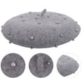 thumbnail image 2 of Diekin Chic Pearl Beret Fashionable Child Beret Hat Exquisite Girl Casual Hat, 2 of 6