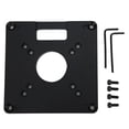 thumbnail image 1 of Plaque d'insertion de table de toupie en alliage d'aluminium, accessoire de gravure pour menuiserie CNC, 1 of 4