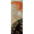 thumbnail image 2 of Klimt, Gustav 7x14 Black Ornate Wood Framed with Double Matting Museum Art Print Titled - Danae, 2 of 4
