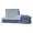 Blue, variant on Casket Emporium Clair Series Navy Blue Steel 28*81*23 in Funeral Casket, Rectangular