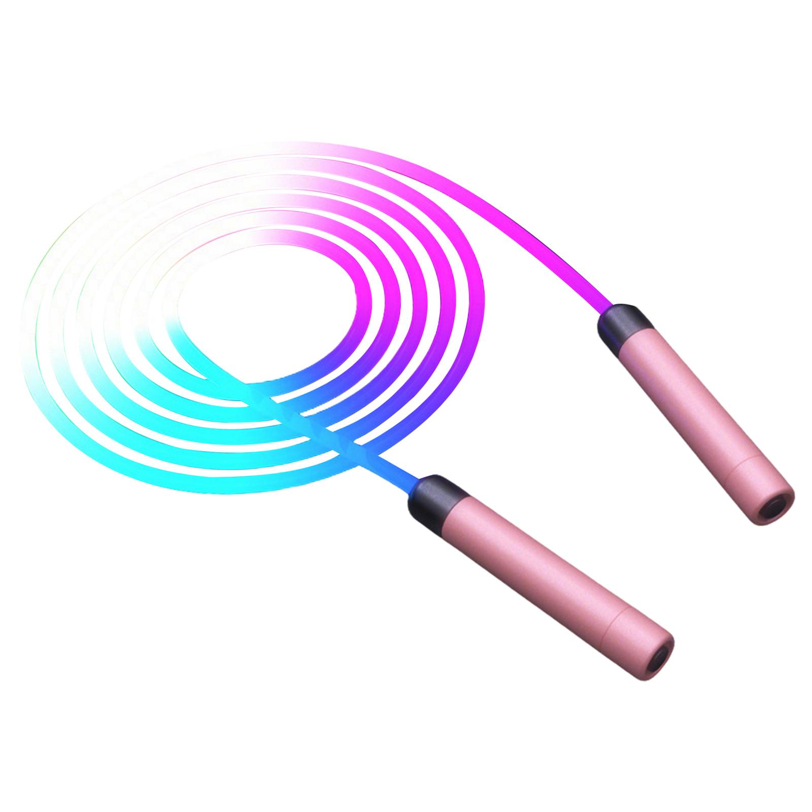 Jump Rope Skipping Rope Fitness Equipment Glowing with Bright Lights for Kids Girls Boys Outdoor Activities