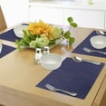 thumbnail image 4 of Ambesonne Mint Place Mats Set of 4, Dots Star, Standard Size, Indigo Vermilion, 4 of 6