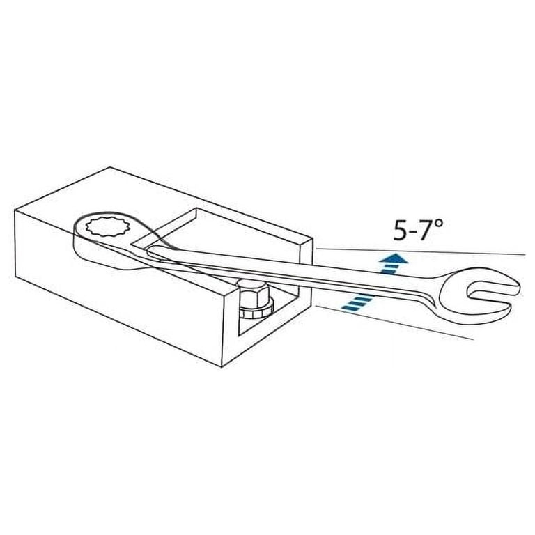 GEDORE 7 UR 13 Combination Ratchet Wrench - Reversible, 13mm, Chrome Finish