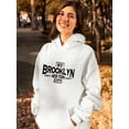 thumbnail image 2 of Brooklyn Ny Hoodie Women -SPIdeals Designs, Female Medium, 2 of 4