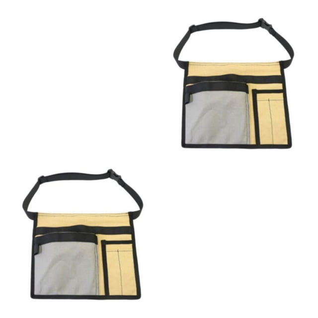 relayinert Pochette Imperméable pour Tablier d'Outil Résistant aux Déchirures Gris + Kaki 2Set