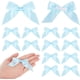 thumbnail image 1 of 50 lazos de cinta de raso azul de 5,6 cm (2,2 pulgadas), autoadhesivos, para decoración. Lazos prefabricados con cinta adhesiva de doble cara., 1 of 9
