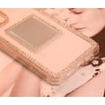 thumbnail image 4 of Compatible with iPhone 13 Case 6.1 inch 2021 Released, Perfume Bottle Cover with Necklace Neck Wrist Chain String Luxury Bling 3D Glitter Crystal Diamonds Rhinestone Shell for Apple iPhone 13, 4 of 10