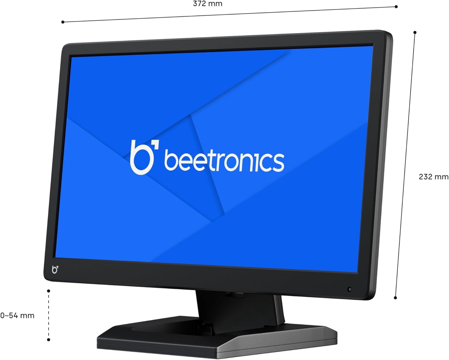 Beetronics 15" Professional-Grade IPS Monitor 15HD7, Full HD, Digital Signage and Computer Display