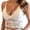 White, variant on Lingerie for Women Crop Vest Camisole for V Neck Wireless Underwear Plus Size Bodice Black S