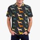 thumbnail image 1 of Fotbe Plaid Dachshund Camiseta Polo de Golf para Hombre con Estampado – Camisa Deportiva Transpirable con Cuello Abotonado-Small, 1 of 6
