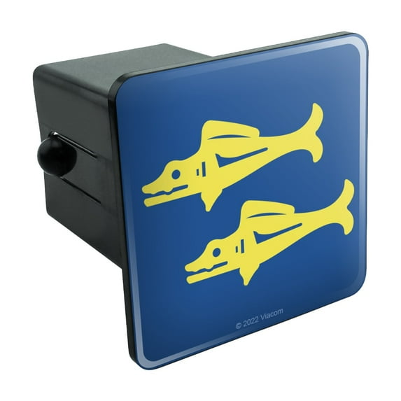 Hidden Temple Blue Barracudas Tow Trailer Hitch Cover Plug Insert
