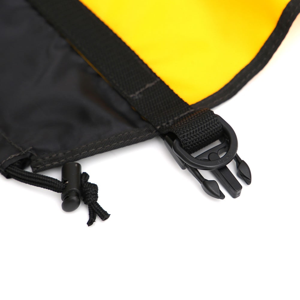 CENL Nylon Inflatable Paddle Floating Bag Luminous Yellow for Kayak and Rubber Boats