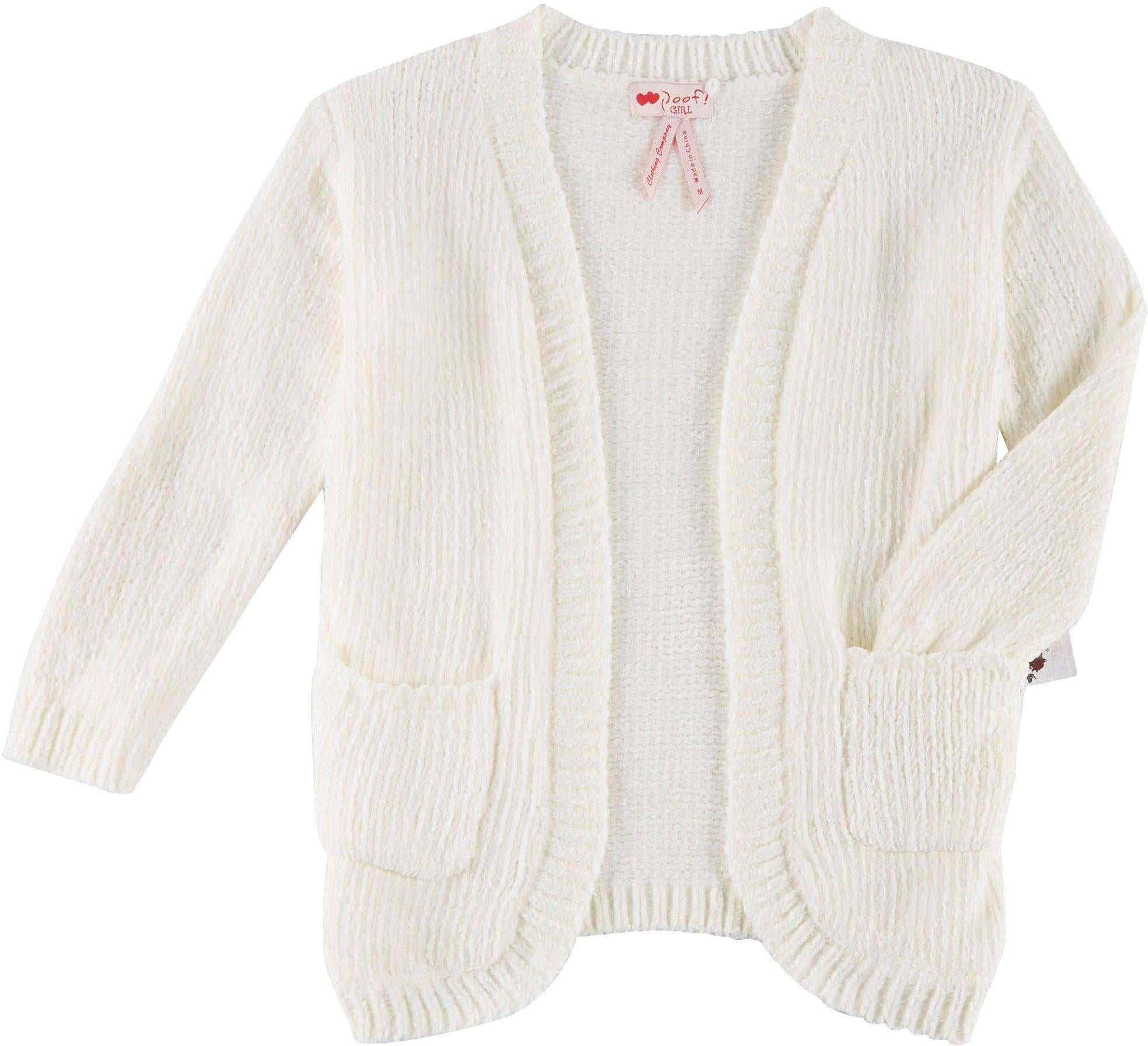 girls chenille cardigan