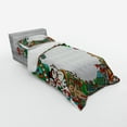 thumbnail image 3 of Ambesonne Christmas Bedding Set 4 Pcs, Holiday, Queen, Multicolor, 3 of 3