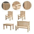 thumbnail image 4 of Minkissy 4Pcs Mini Bench for Micro Landscape Decoration in 5.11X3.42X1.93in Size, 4 of 8