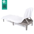 thumbnail image 2 of Funda para Chaise Lounge Americana de Lino Suave 86x32in Blanca de Tela de Toalla, 2 of 7