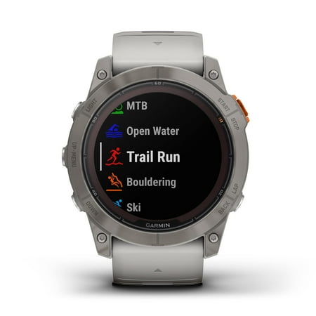 Garmin - fenix 7X Pro Sapphire Solar GPS Smartwatch 51 mm Fiber-reinforced polymer - Titanium