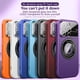 thumbnail image 4 of Funda magnética mate de lujo para iPhone, Protector de lente de cámara, funda de teléfono, Magsafe, carga inalámbrica, 15, 14, 12, 11, 13 Pro Max Plus, 4 of 5