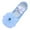 Blue, variant on Quealent Ballet Shoes Glitter Split-Sole for Girls Toddler Dance Slippers with Elastic Laces for (Toddler/Little Kid/Big Kid) Pink for Size 11
