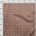 thumbnail image 2 of oneOone Tissu Popeline de Coton Imprimé Feuilles & Fleurs BTY 56 Pouces de Large, 2 of 5