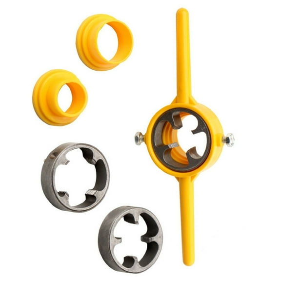 lanema (6pcs) Standard Water Pipe Die Set for Secure Installations 1/2 3/4 1in NPT PVC