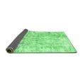 thumbnail image 2 of Ahgly Company Indoor Rectangle Abstract Emerald Green Contemporary Area Rugs, 5' x 8', 2 of 4