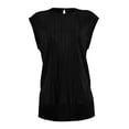 thumbnail image 1 of Blusa George para Mujer,  con Amarre en la Espalda y Hi Low en Ruedo Negro Talla EG, 1 of 4
