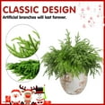 thumbnail image 6 of Bibana 12Pcs Artificial Norfolk Pine Branches 18" Plastic Christmas Plants Decor Faux Greenery Stems Pine Picks Outdoor Faux Plants UV Resistant for Xmas Indoor, Front Porch Home Décor(12, 18inch), 6 of 6
