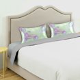thumbnail image 3 of Yayeee Pillowcase Standard Size Set of 2 Satin Wrinkle Resistant Pillow Case, Purple Skates, 3 of 8