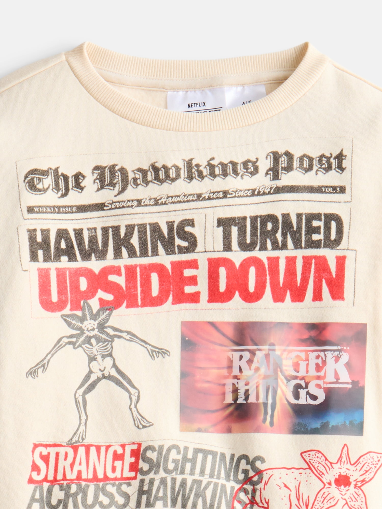 Boys Stranger Things Lenticular Crew Short Set, Sizes 4-16